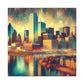 "Texas Dreamscape: Dallas" - Canvas