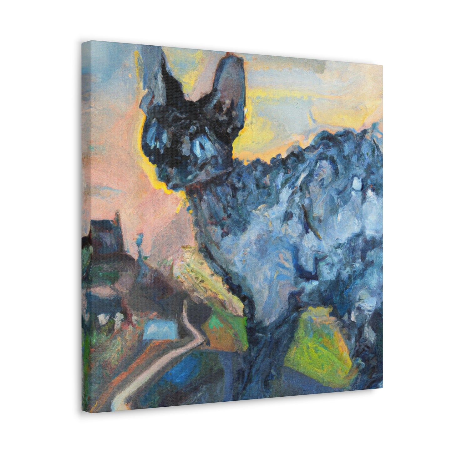 "Purrfect Feline Frivolity" - Canvas