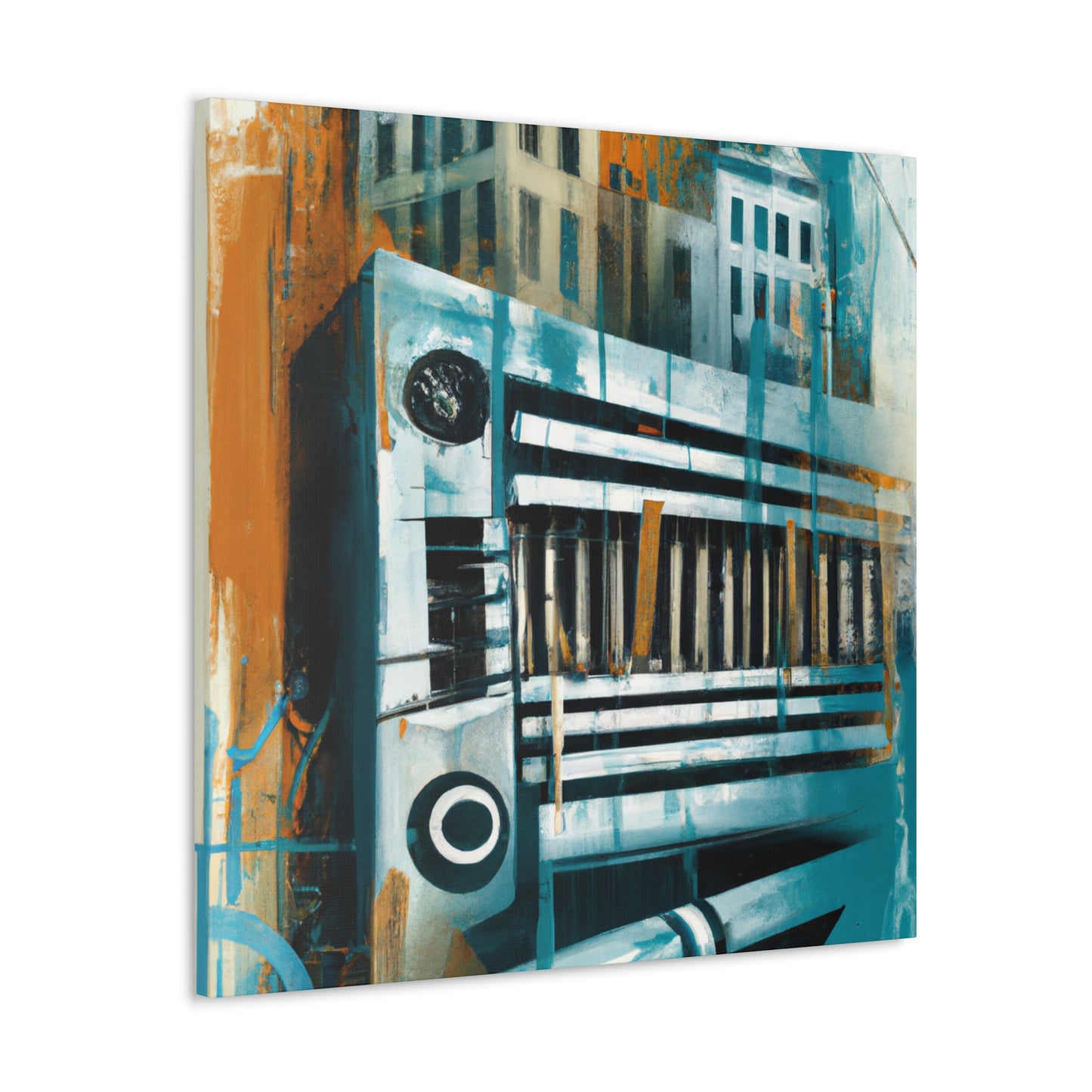 Harmonica Street Refrain - Canvas