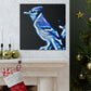 Blue Jay Expressionism - Canvas