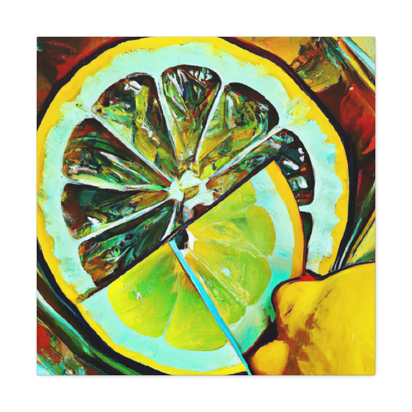 Lemon Sunshine Impression - Canvas