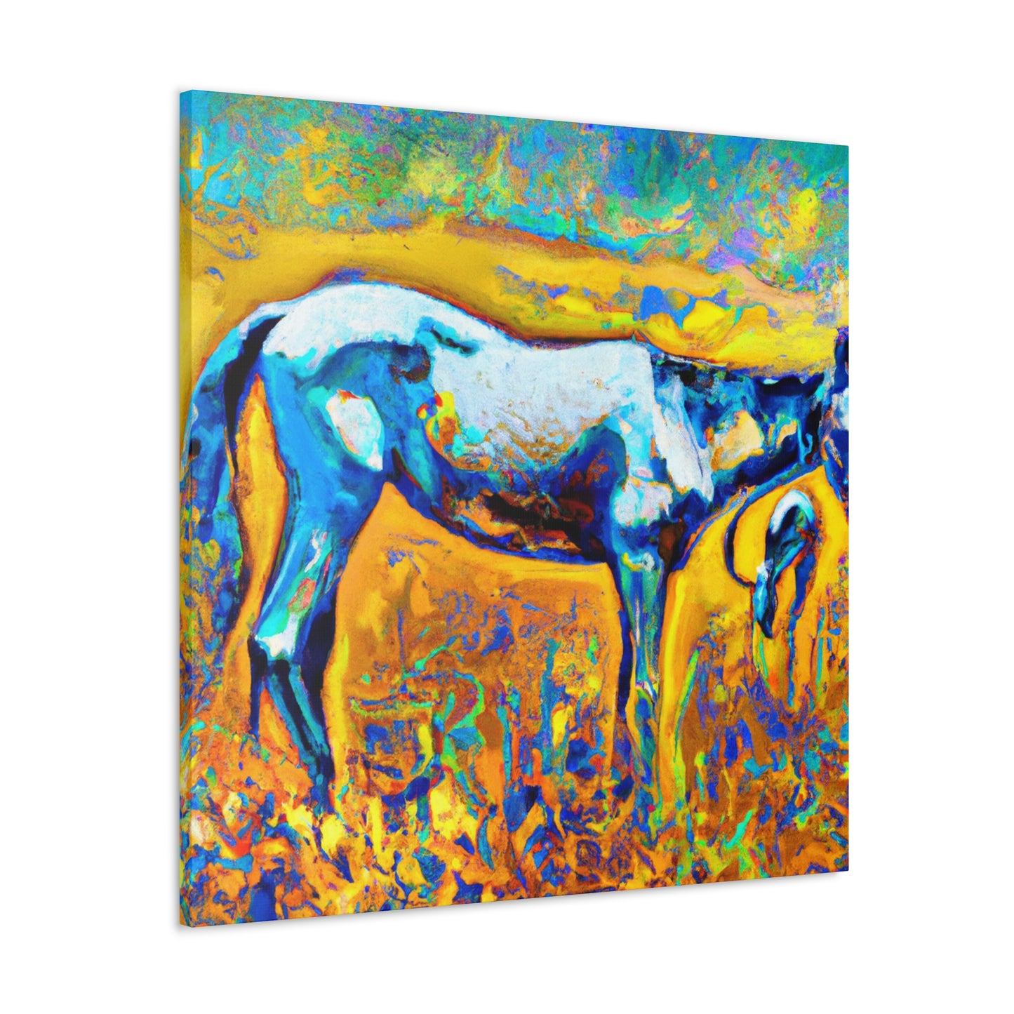 "Horse of Abstraction" - Canvas