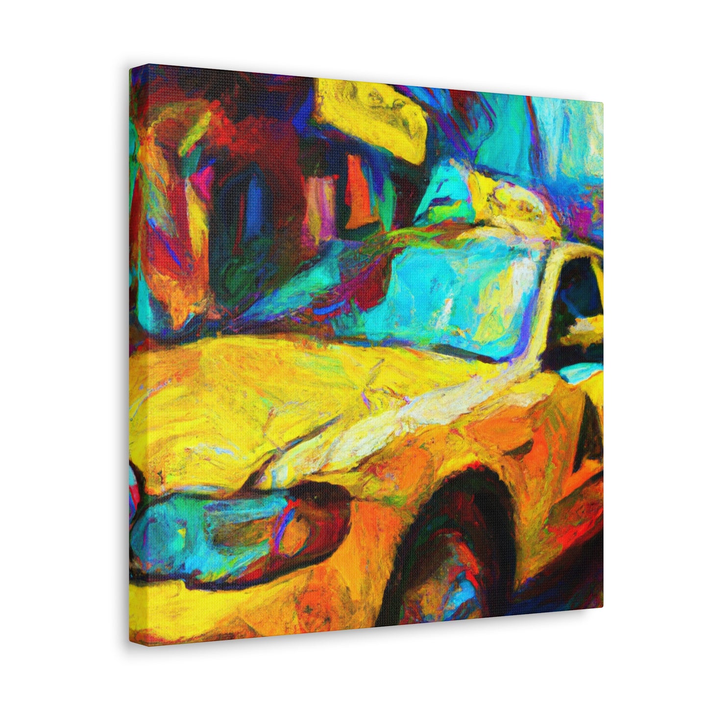 Riding the Taxicab - Canvas