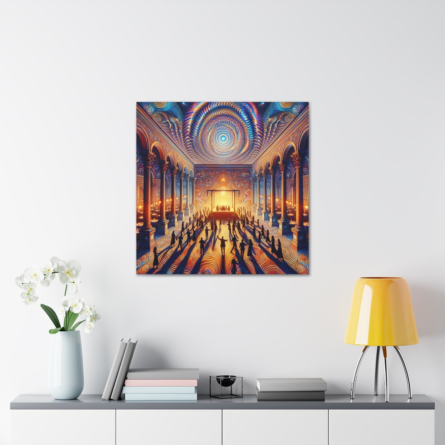 "Euphoric Rooftop Revelries" - Canvas