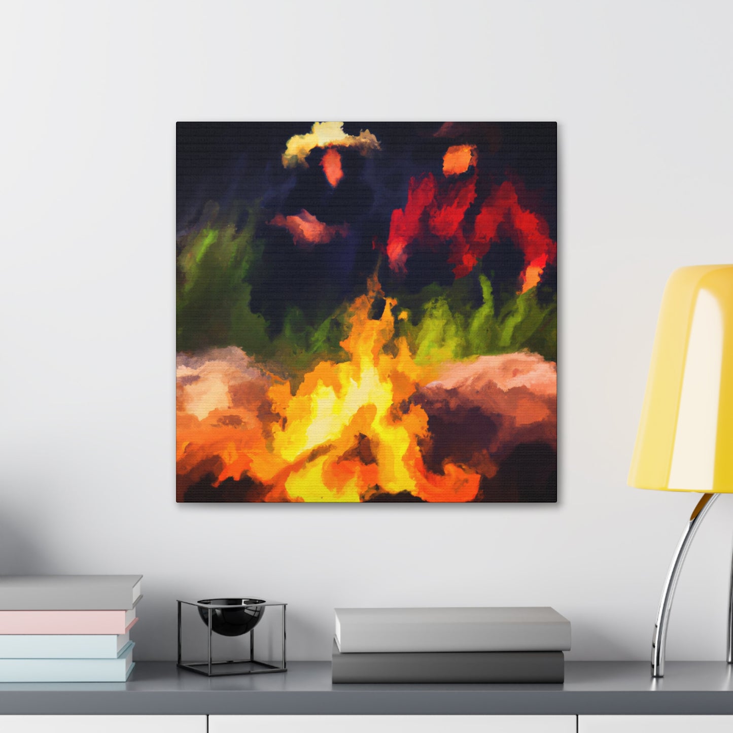 Campfire Embers Glowing - Canvas