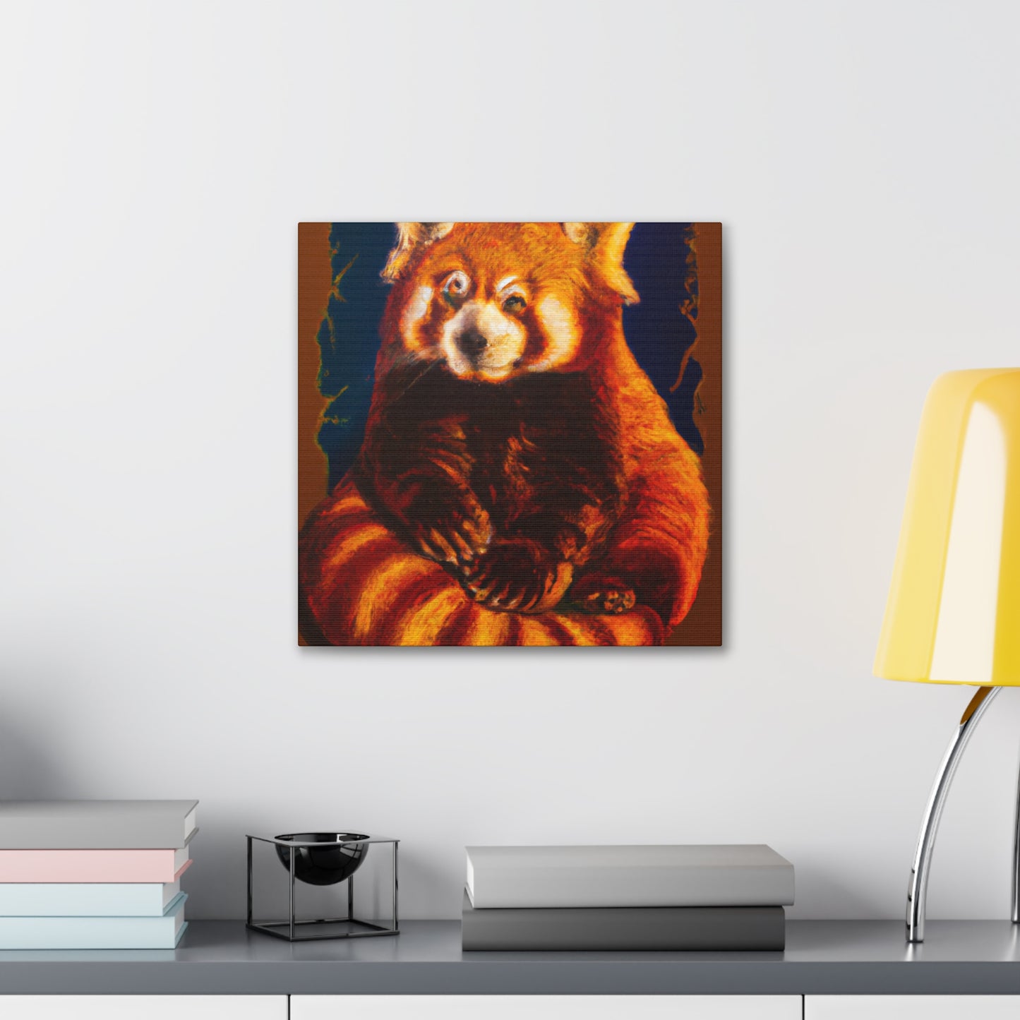 Red Panda Majesty - Canvas