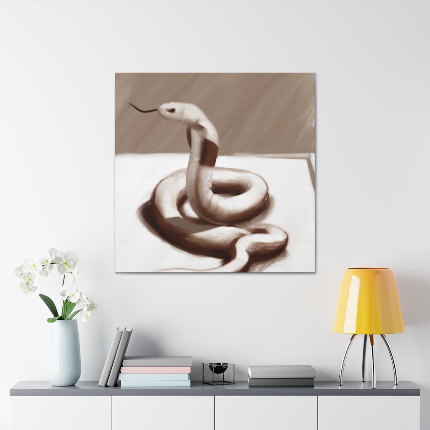 Corn Snake Surrealism - Canvas