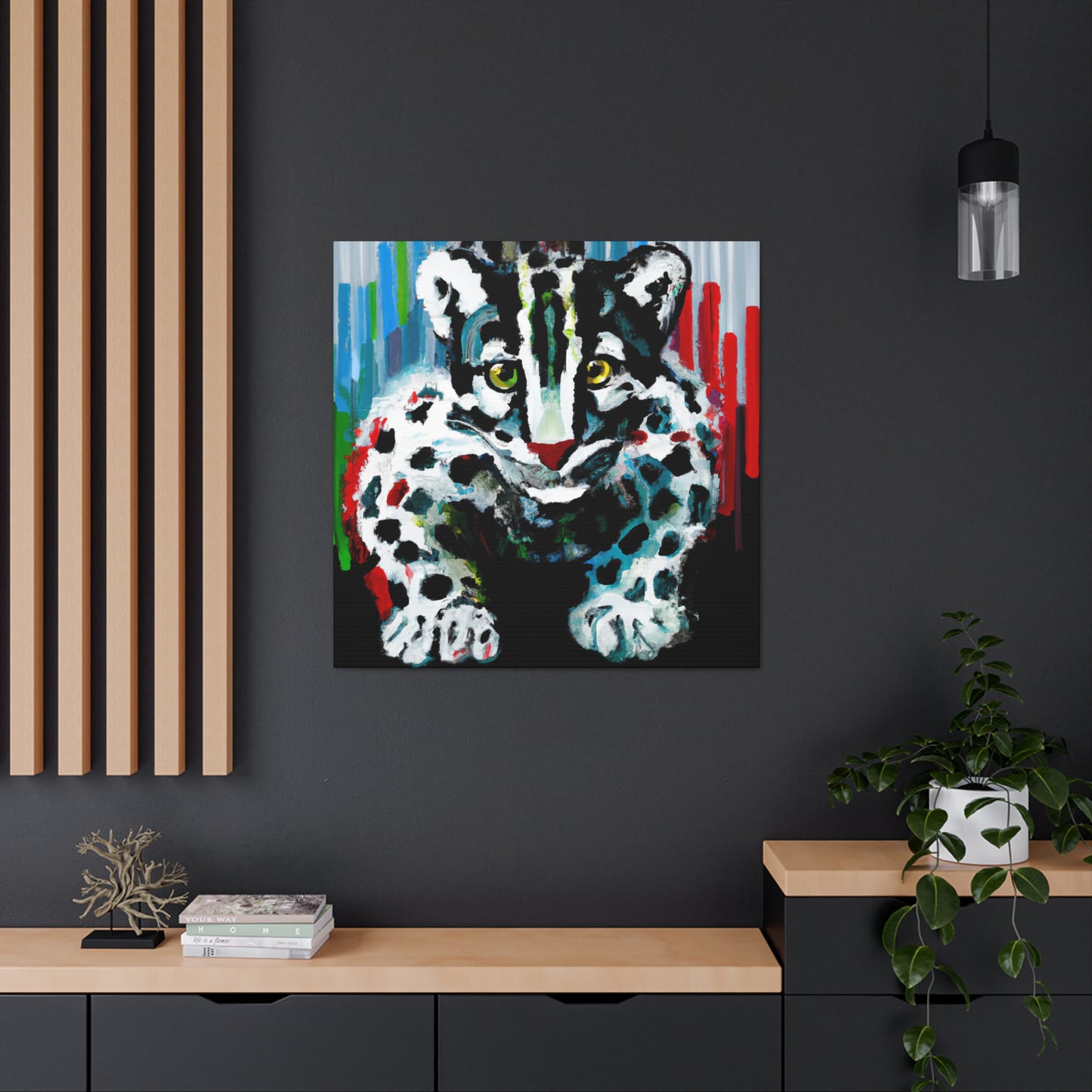 "Cat in the Clouds" - Canvas