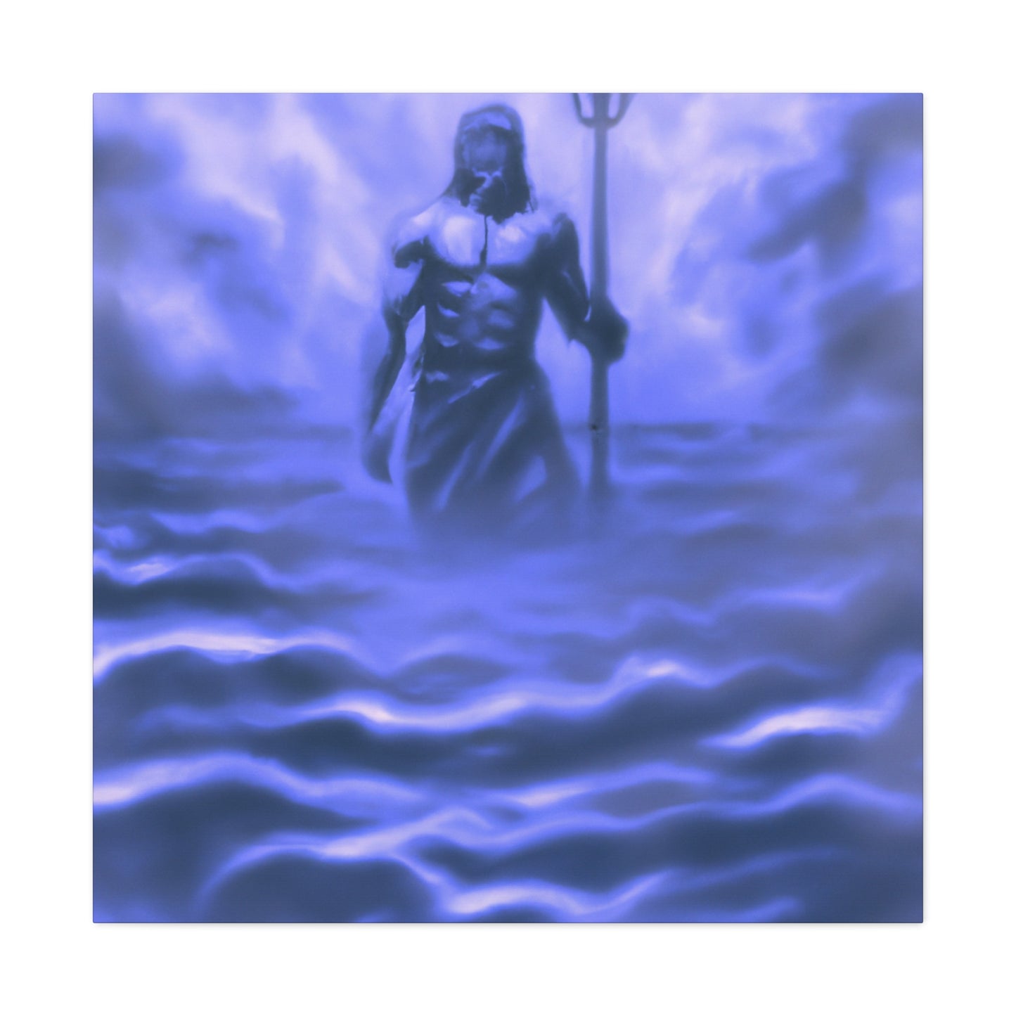 Poseidon's Ocean Majesty - Canvas