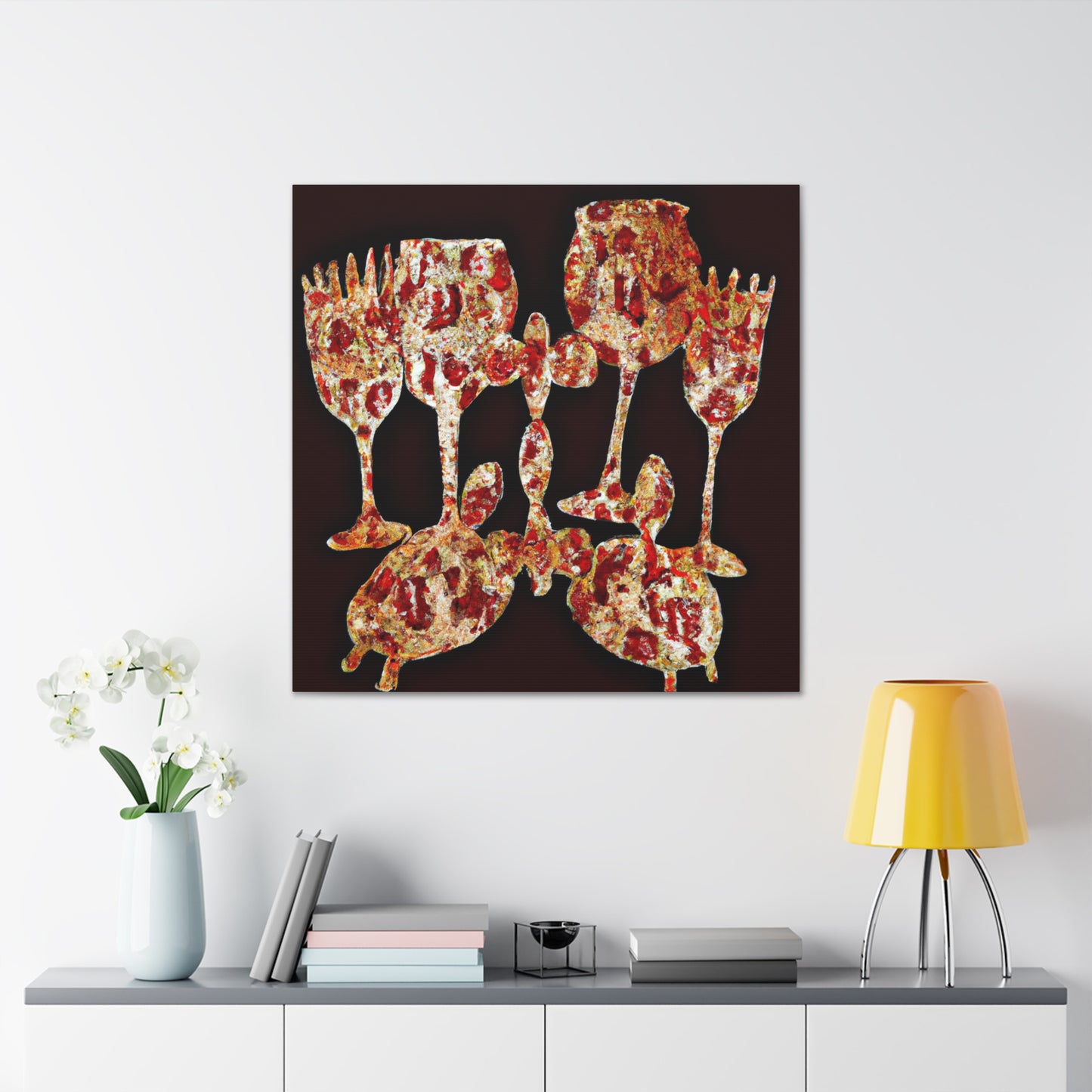 Feast on a Table - Canvas