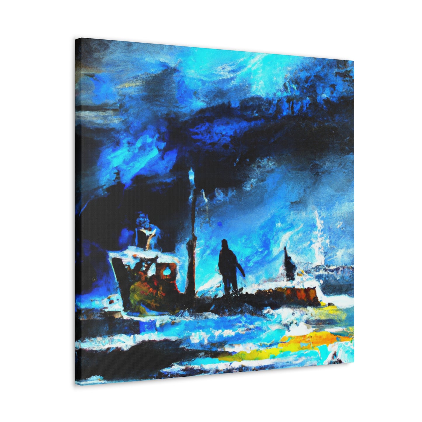 Dinghy on a Wave - Canvas