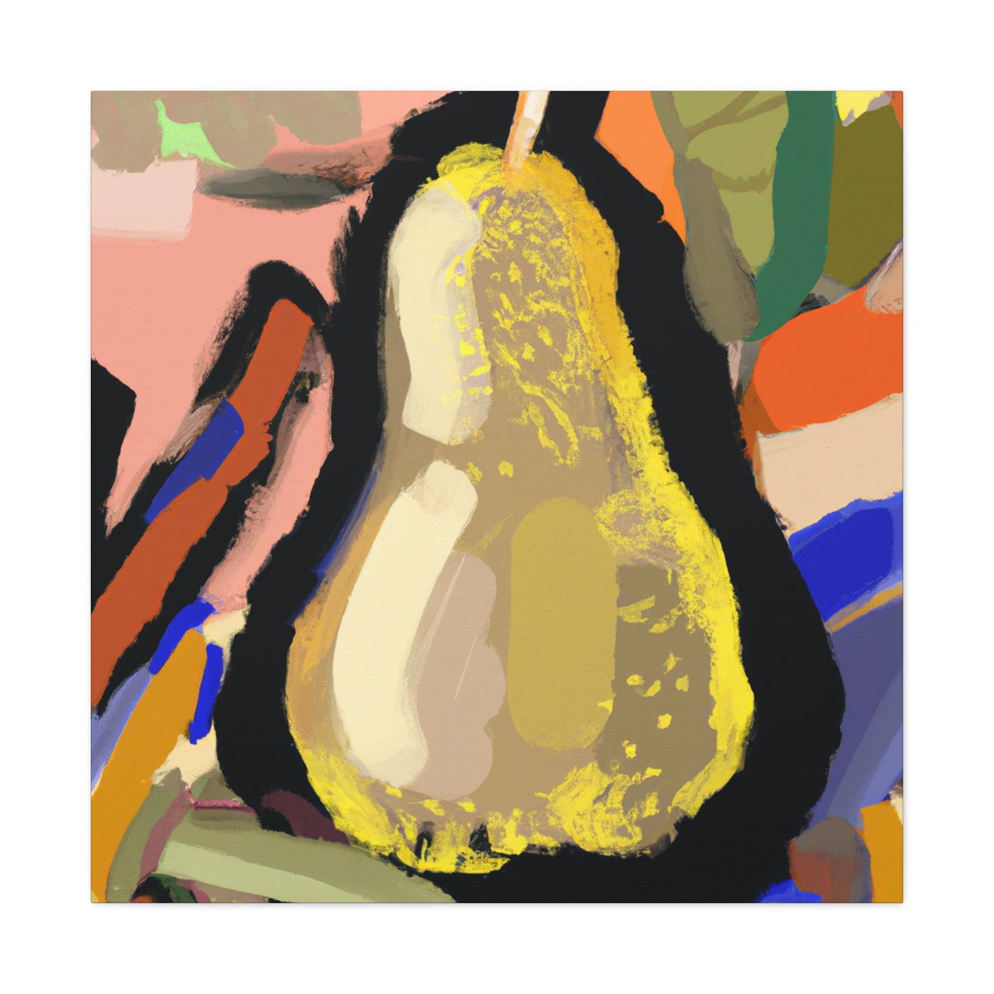 Pear in Abstraction - Canvas