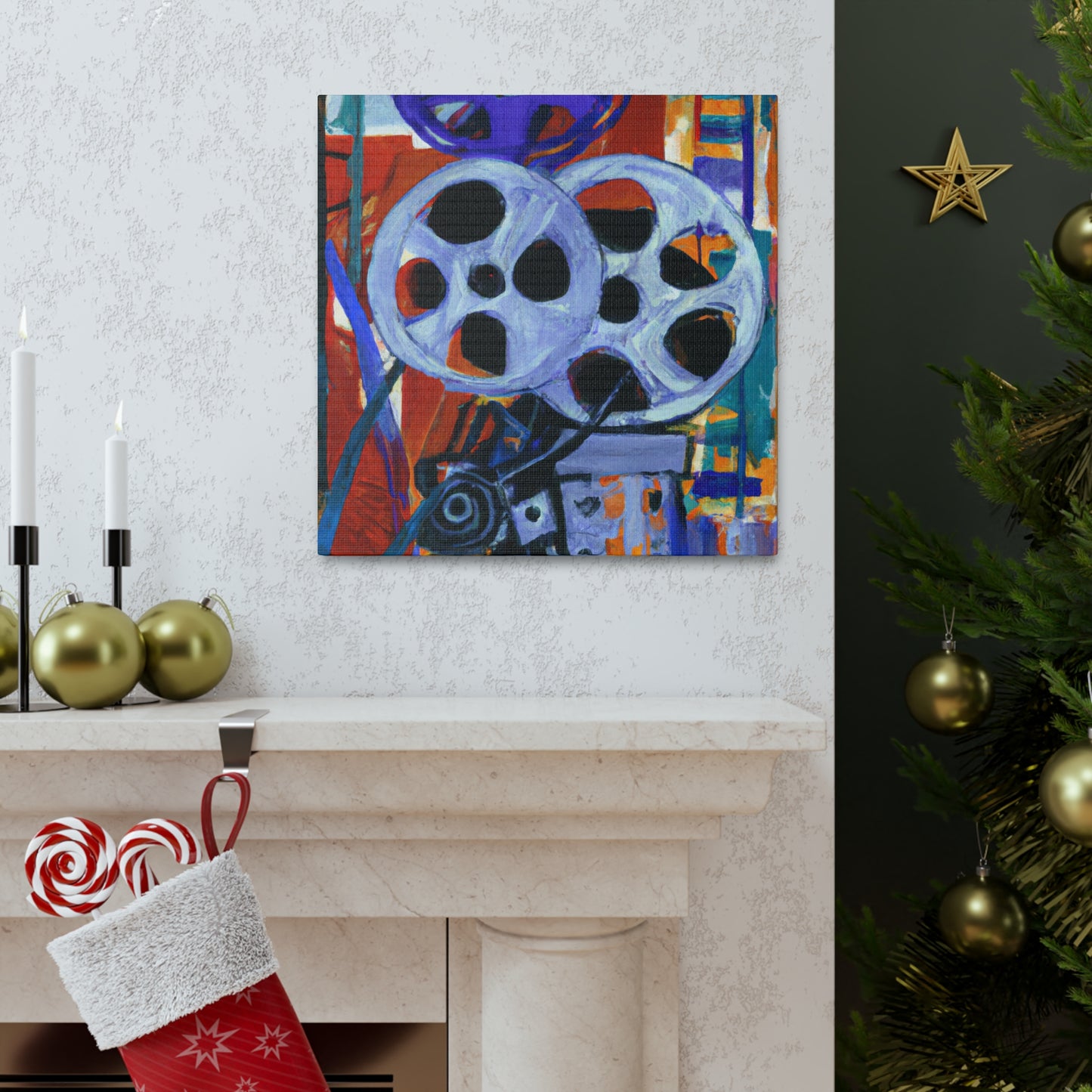 "Film Reel Fantasia" - Canvas