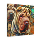 "Shar Pei Dreamscape" - Canvas