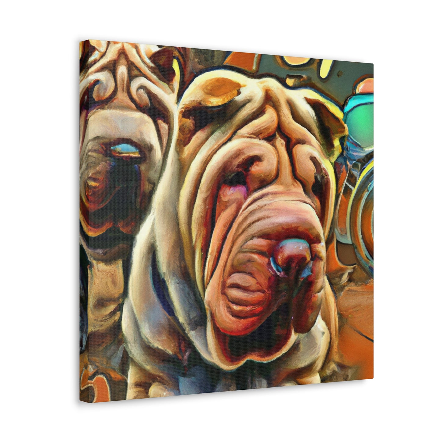 "Shar Pei Dreamscape" - Canvas