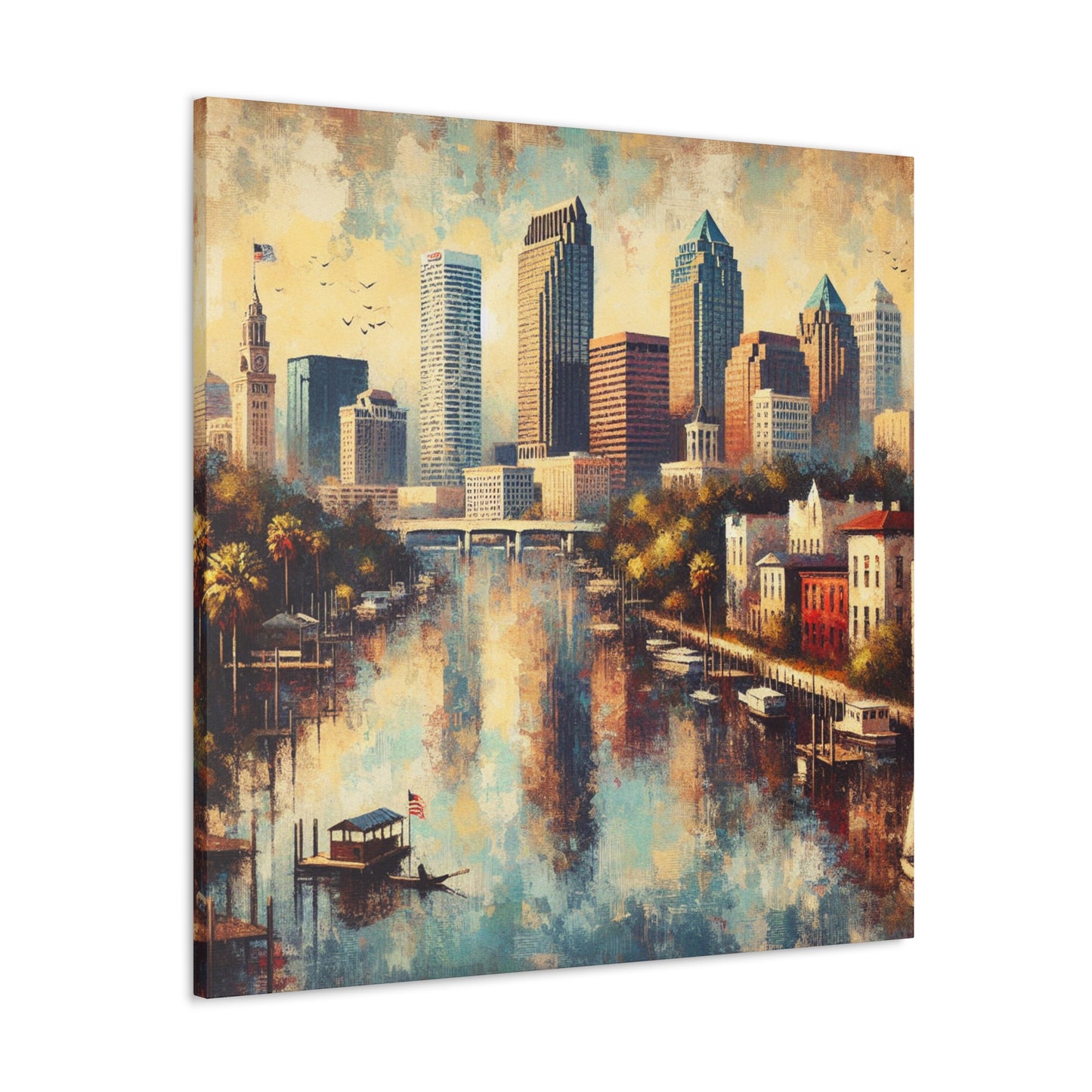 "The Dynamic Tampa Dreamscape" - Canvas