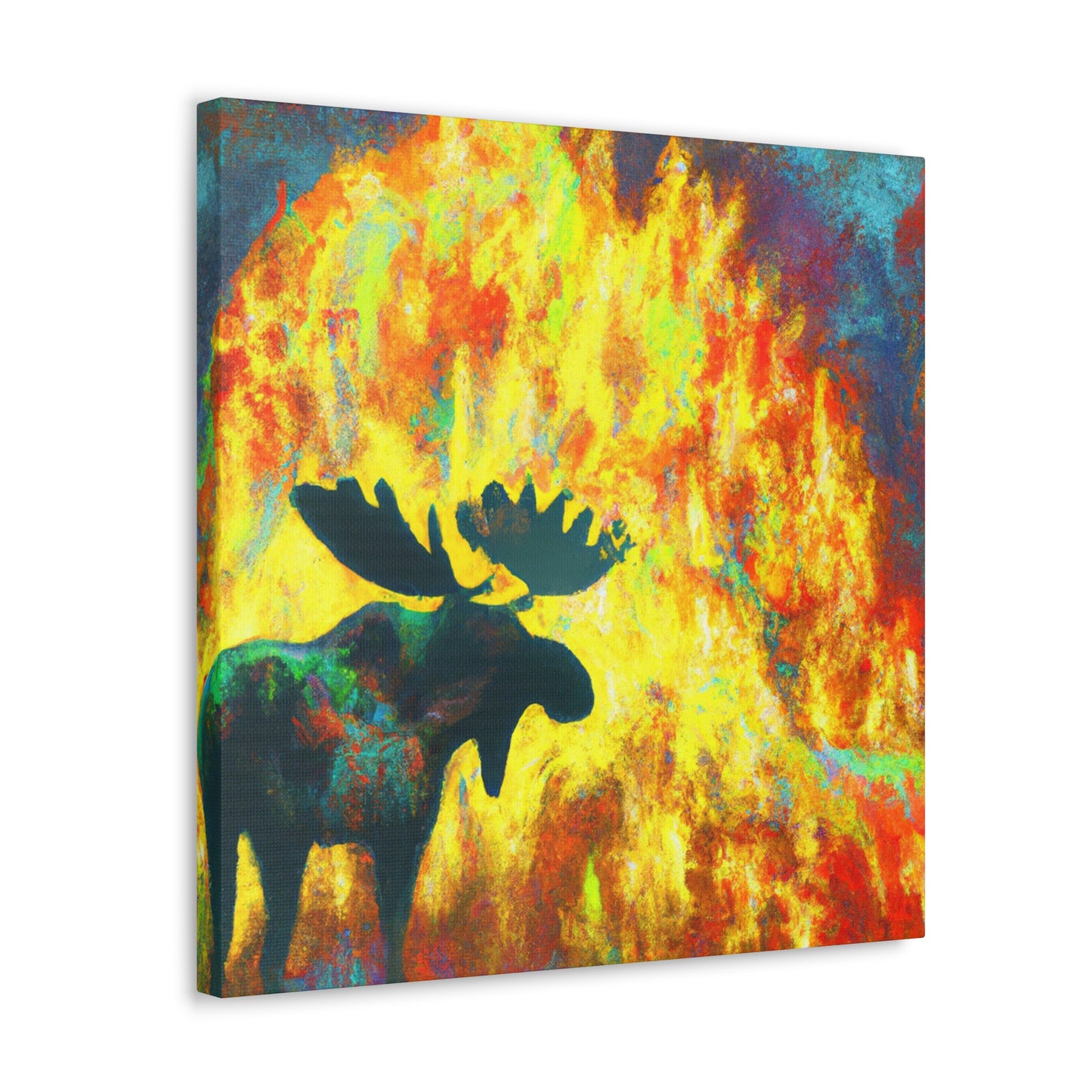 Moose in Starlight - Canvas