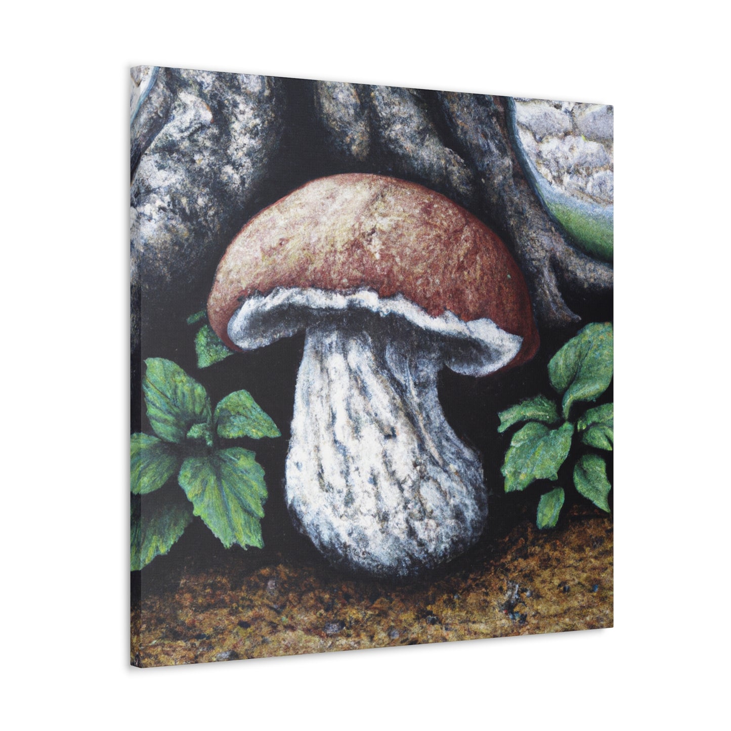 Mushroom Morning Marvel - Canvas