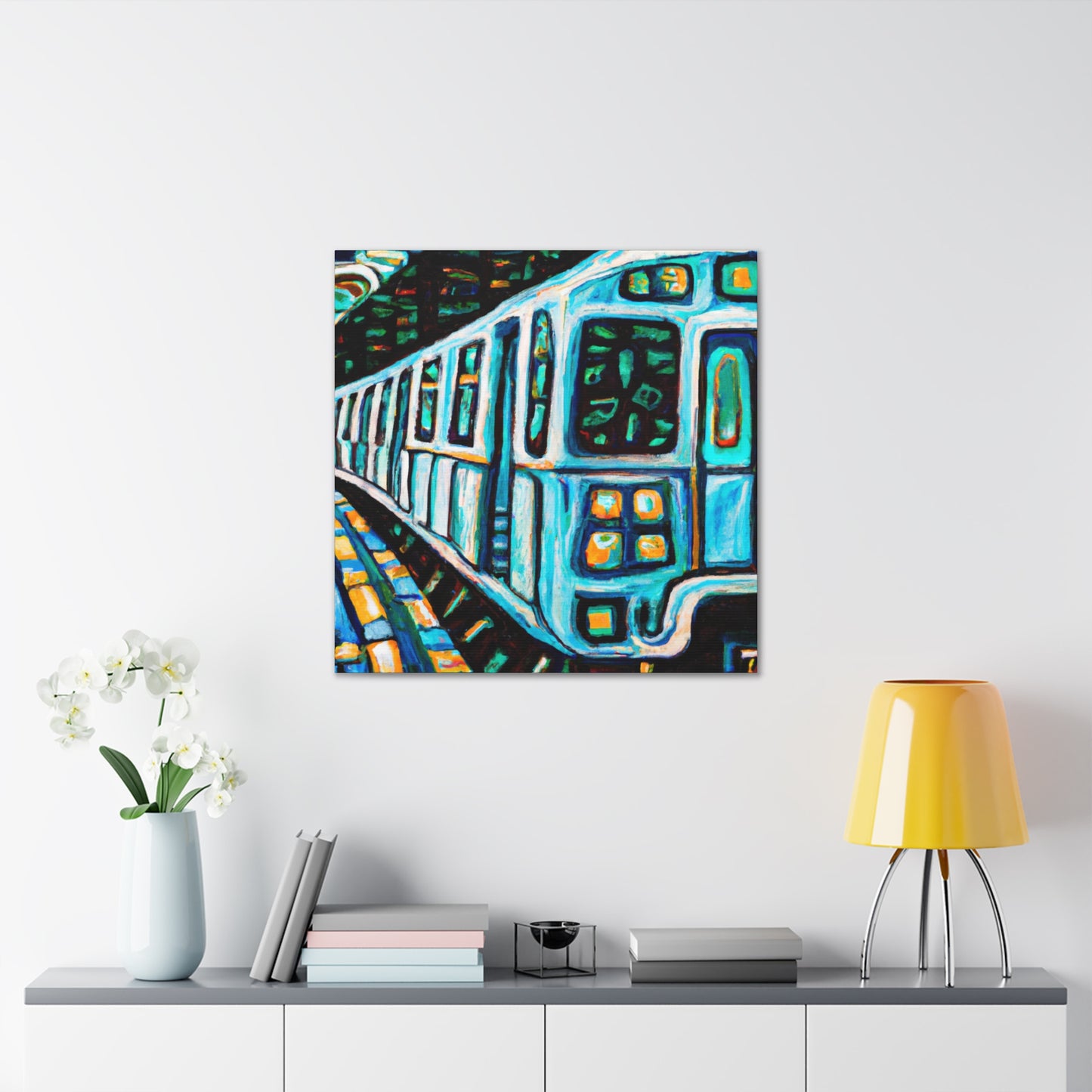 Subway Train Vizionary - Canvas