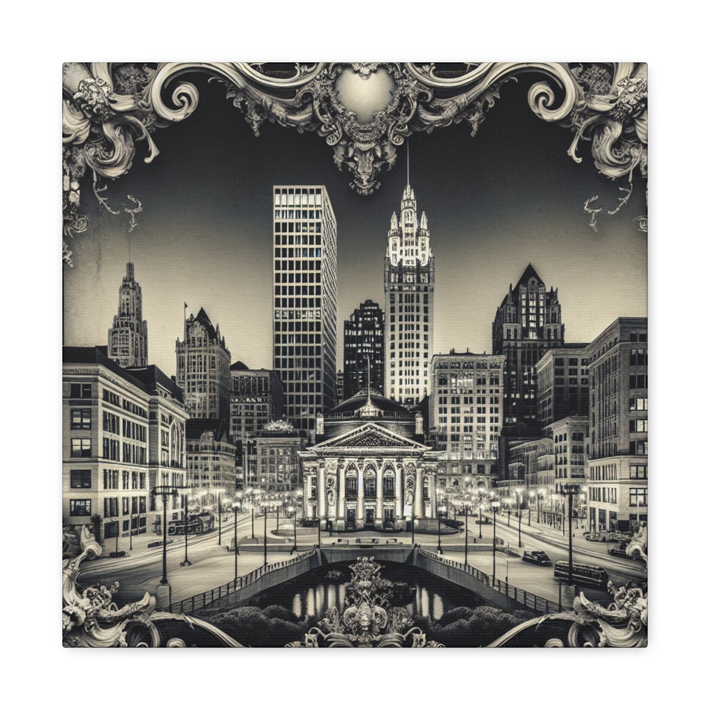 "Enchanting Milwaukee Serenade" - Canvas