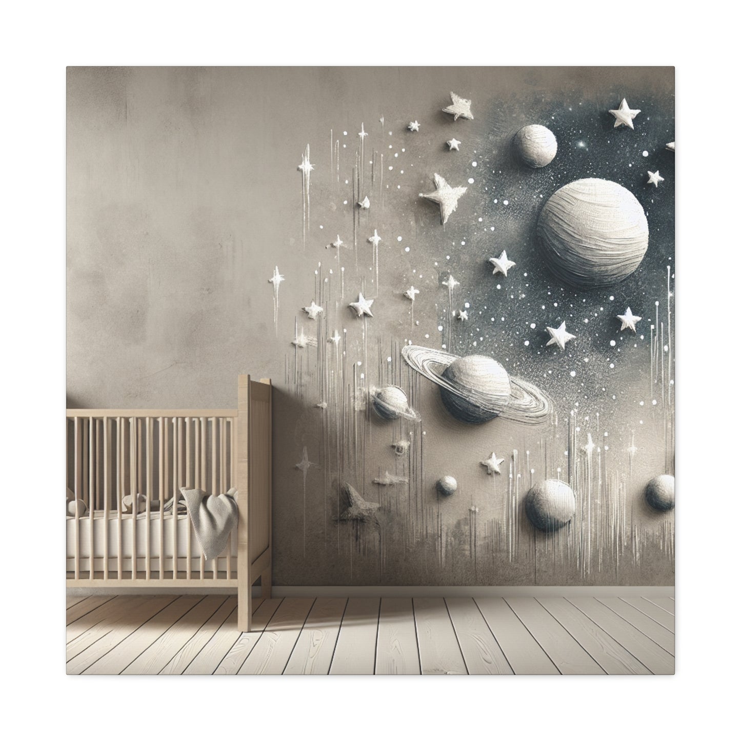 Cosmic Serenity Unveiled - Canvas