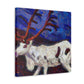 Reindeer O' Sunset - Canvas