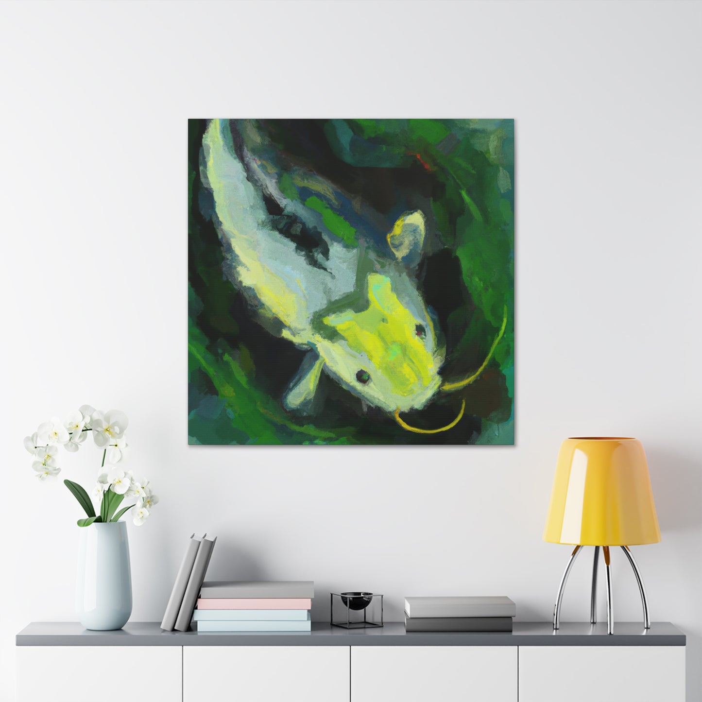 Corydoras Catfish Dreaming - Canvas