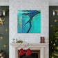 "Sailfish in Art Deco" - Canvas