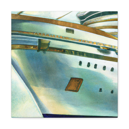 "Cruising on Luxury Ship" - Canvas