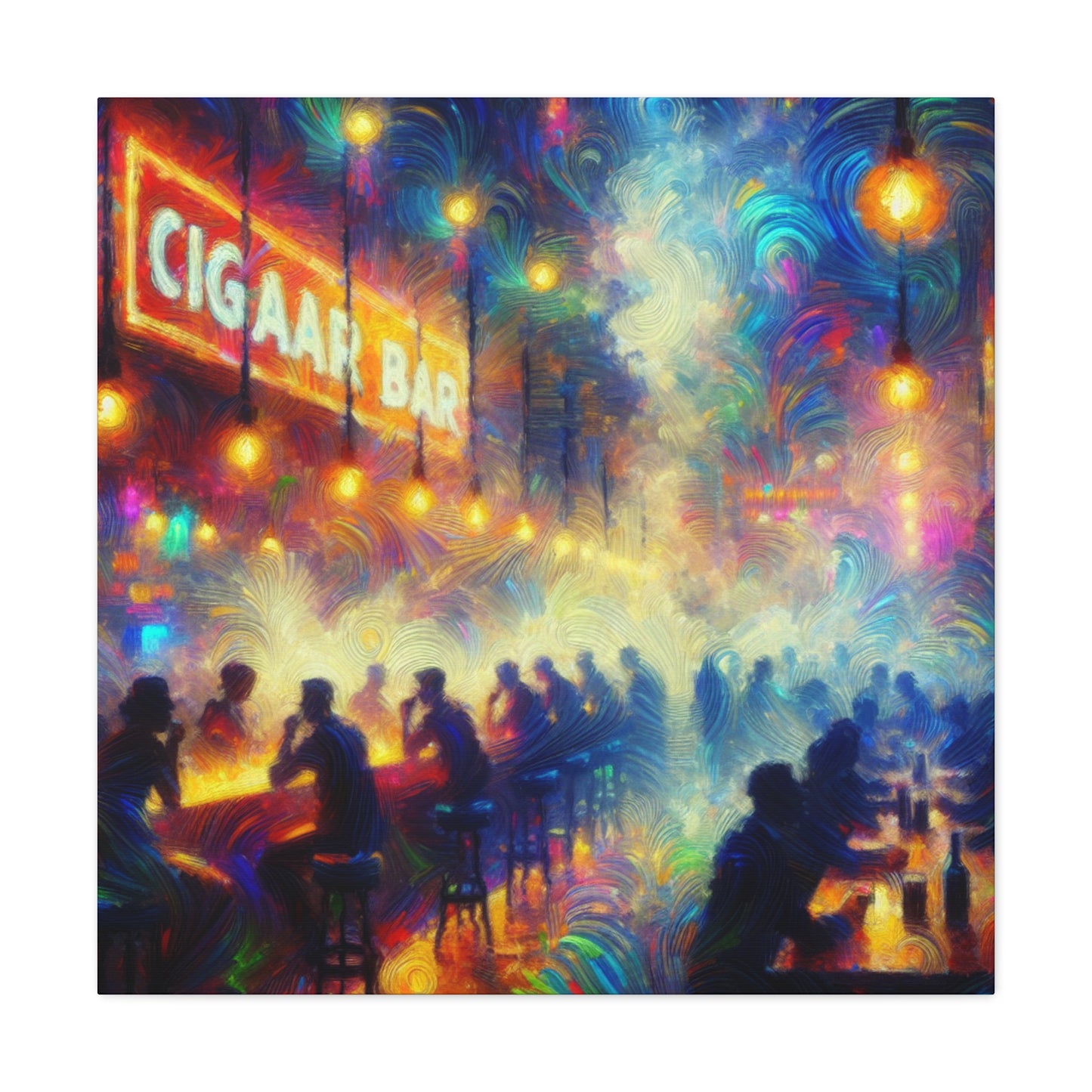 Smoky Soirée Night - Canvas