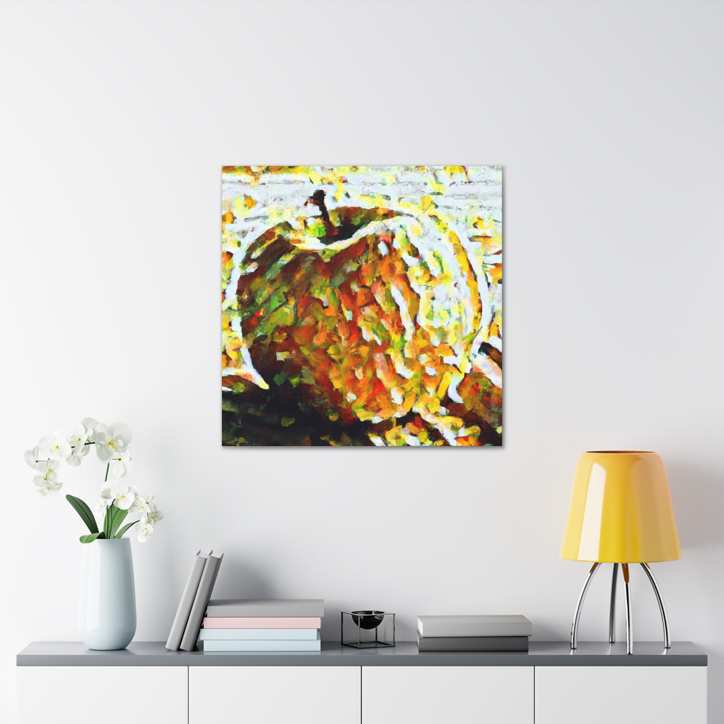 "Apple in Post-Impressionism" - Canvas