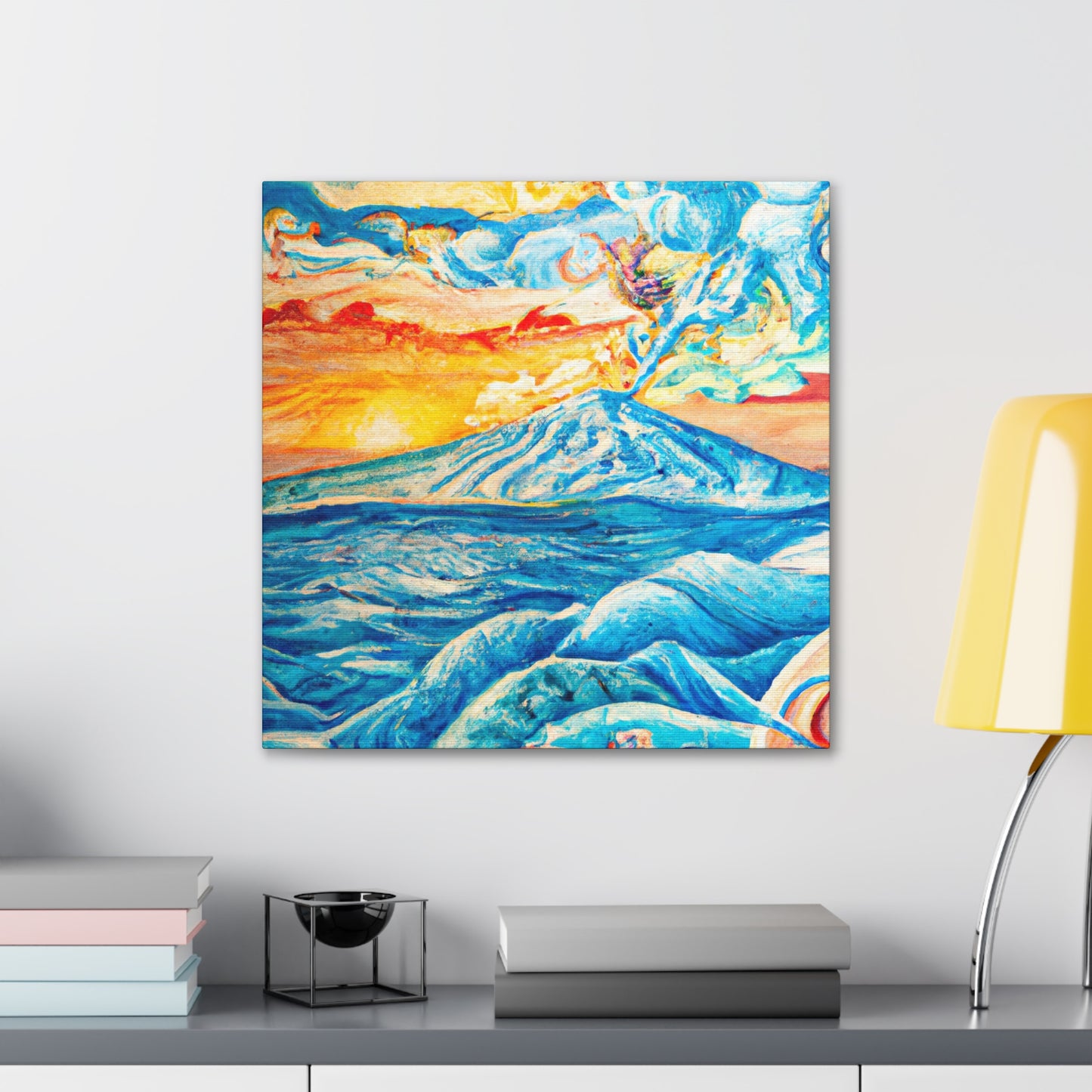 "Ocean of Art Nouveau" - Canvas