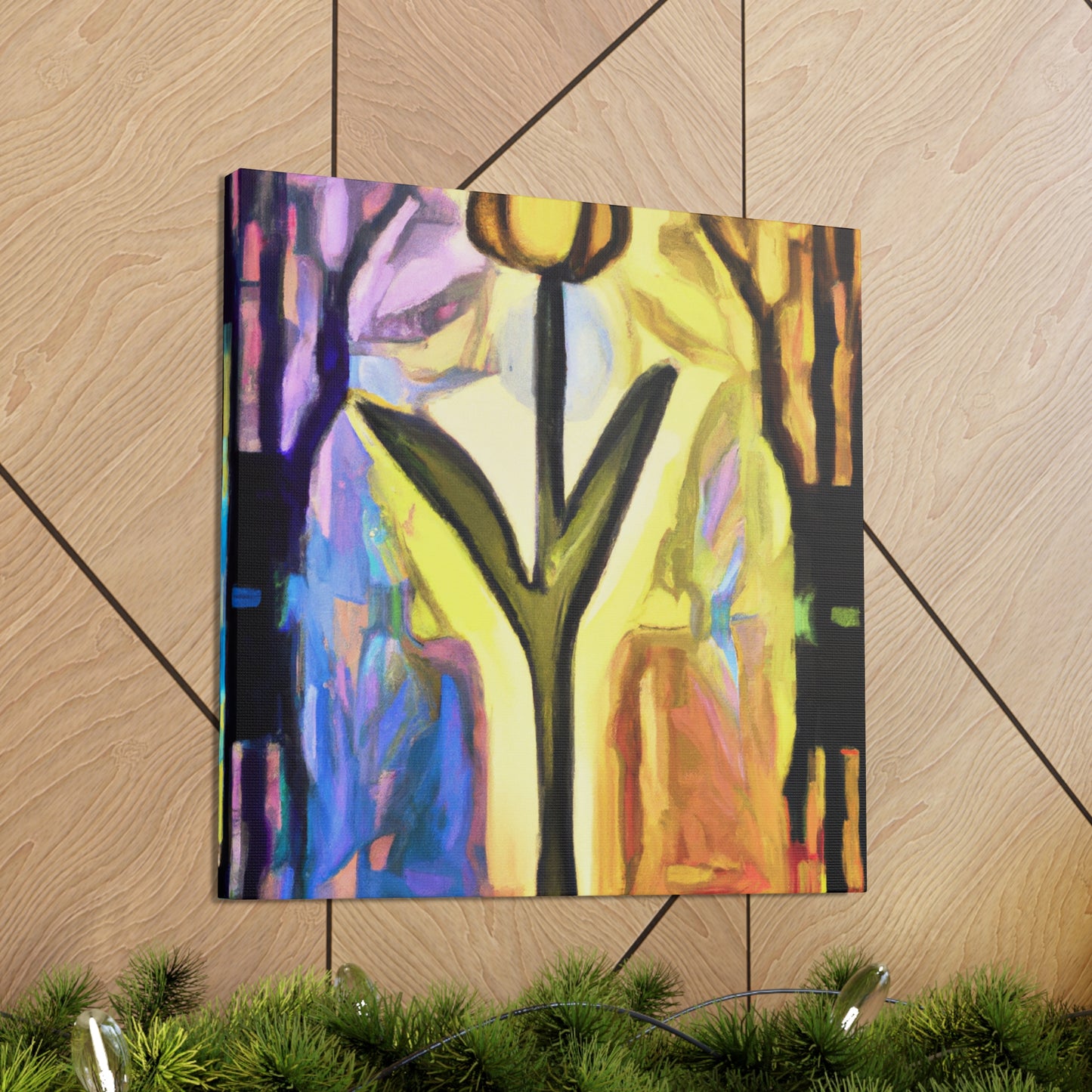 Tulip Fields in Bloom - Canvas