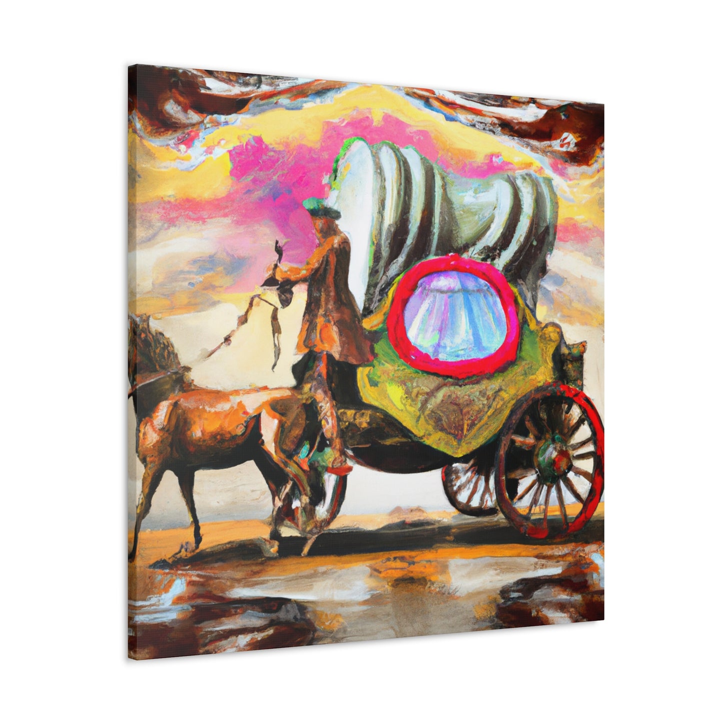 "Chuck Wagon Gallivant" - Canvas