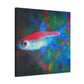 "Neon Tetra Impressionism" - Canvas