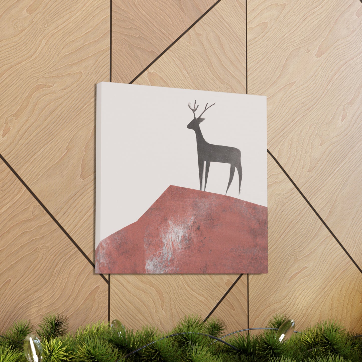 Deer in Simplicity - Canvas