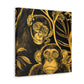 Chimpanzee in Rococo - Canvas