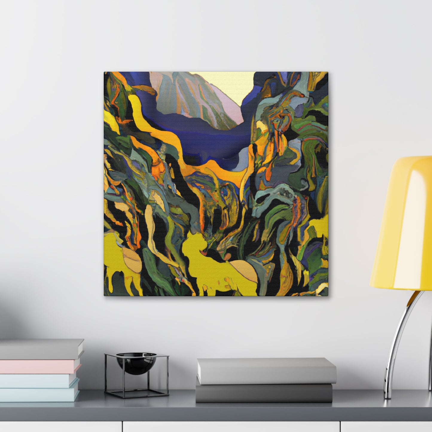 Ibex Mystic Mountain Land - Canvas