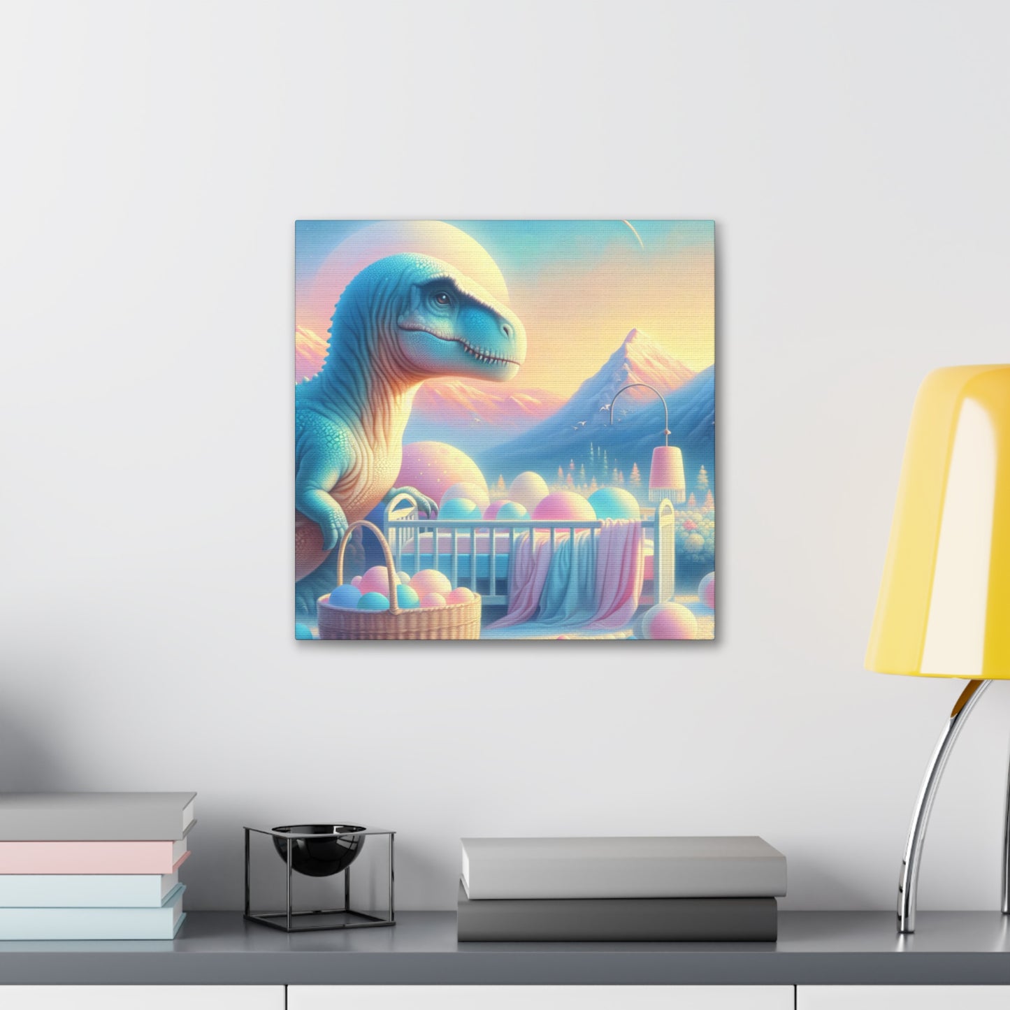 Pastel Prehistoric Portraits - Canvas