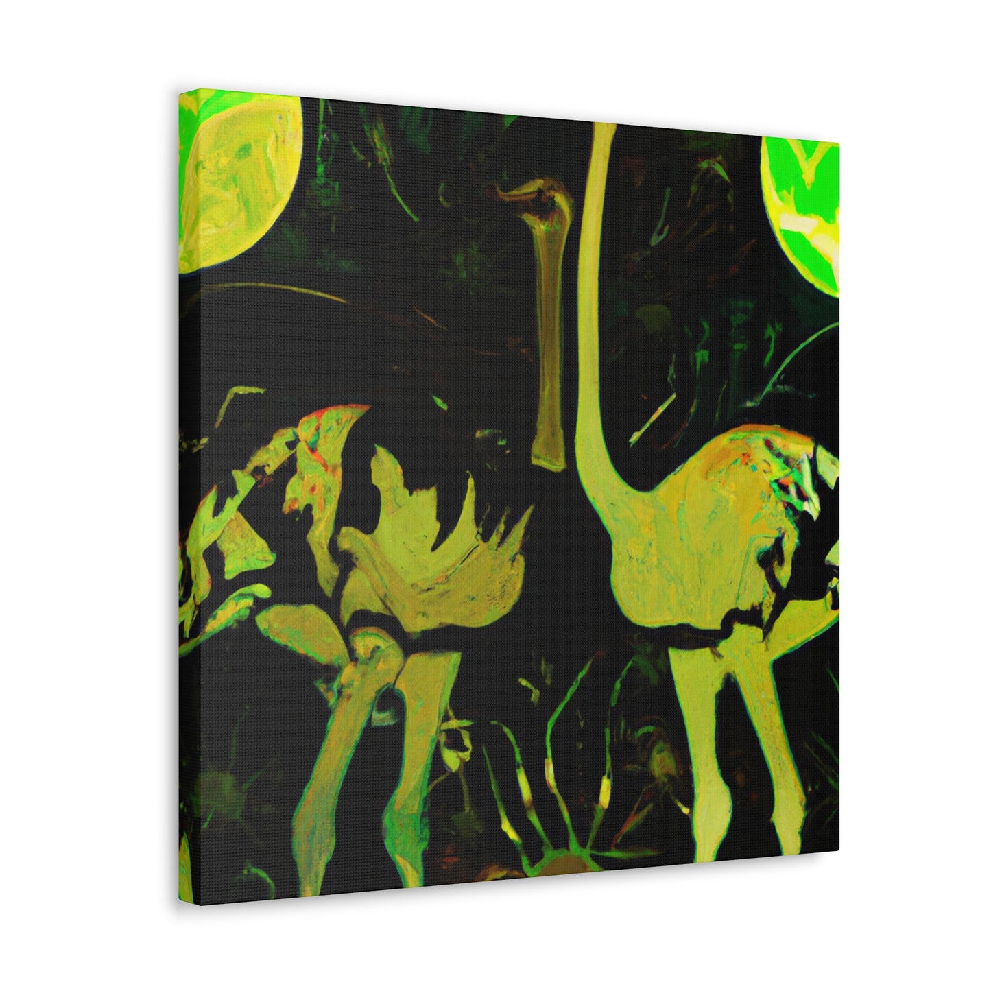 "Ostrich of Art Nouveau" - Canvas