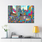 "Vibrant Milwaukee Mosaic" - Canvas