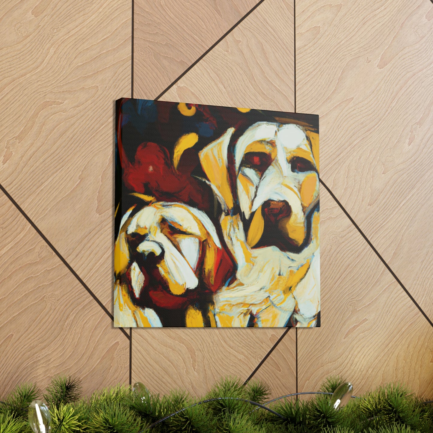 "Labrador Lost in Dreams" - Canvas