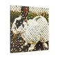 Rabbit's Pointillist Dream - Canvas