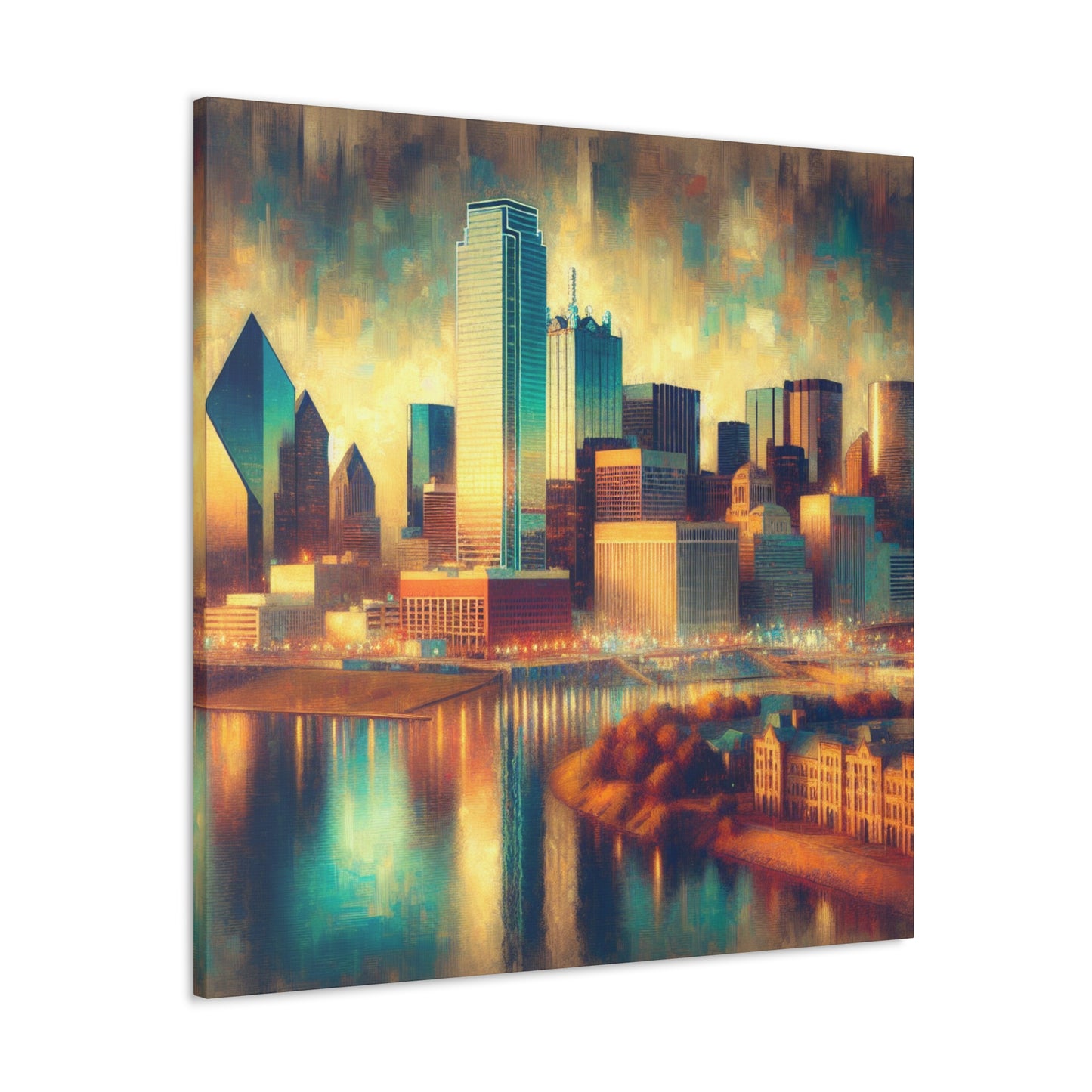 "Texas Dreamscape: Dallas" - Canvas