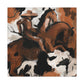 "Rodeo in Expressionism" - Canvas