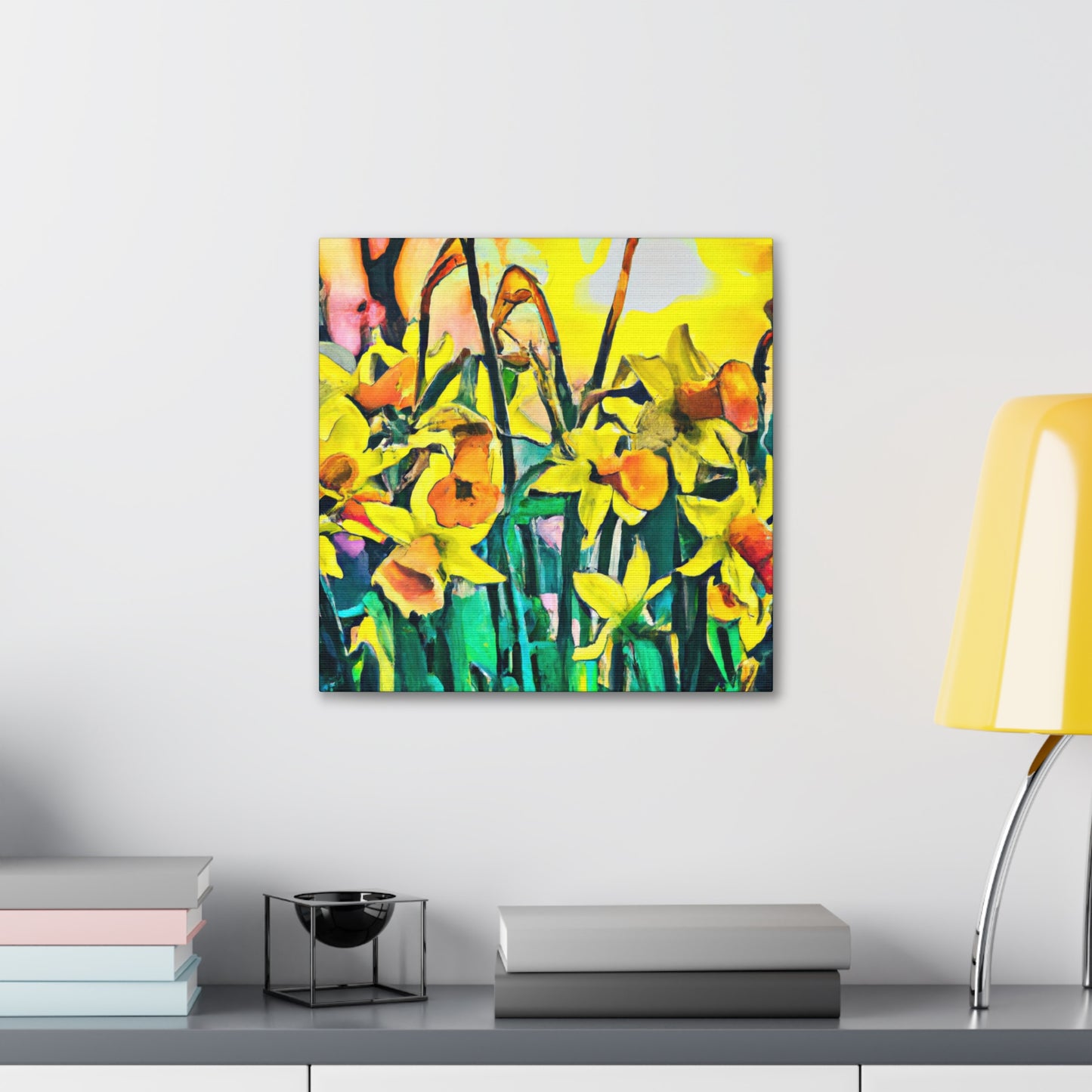 "A Bursting Daffodil" - Canvas