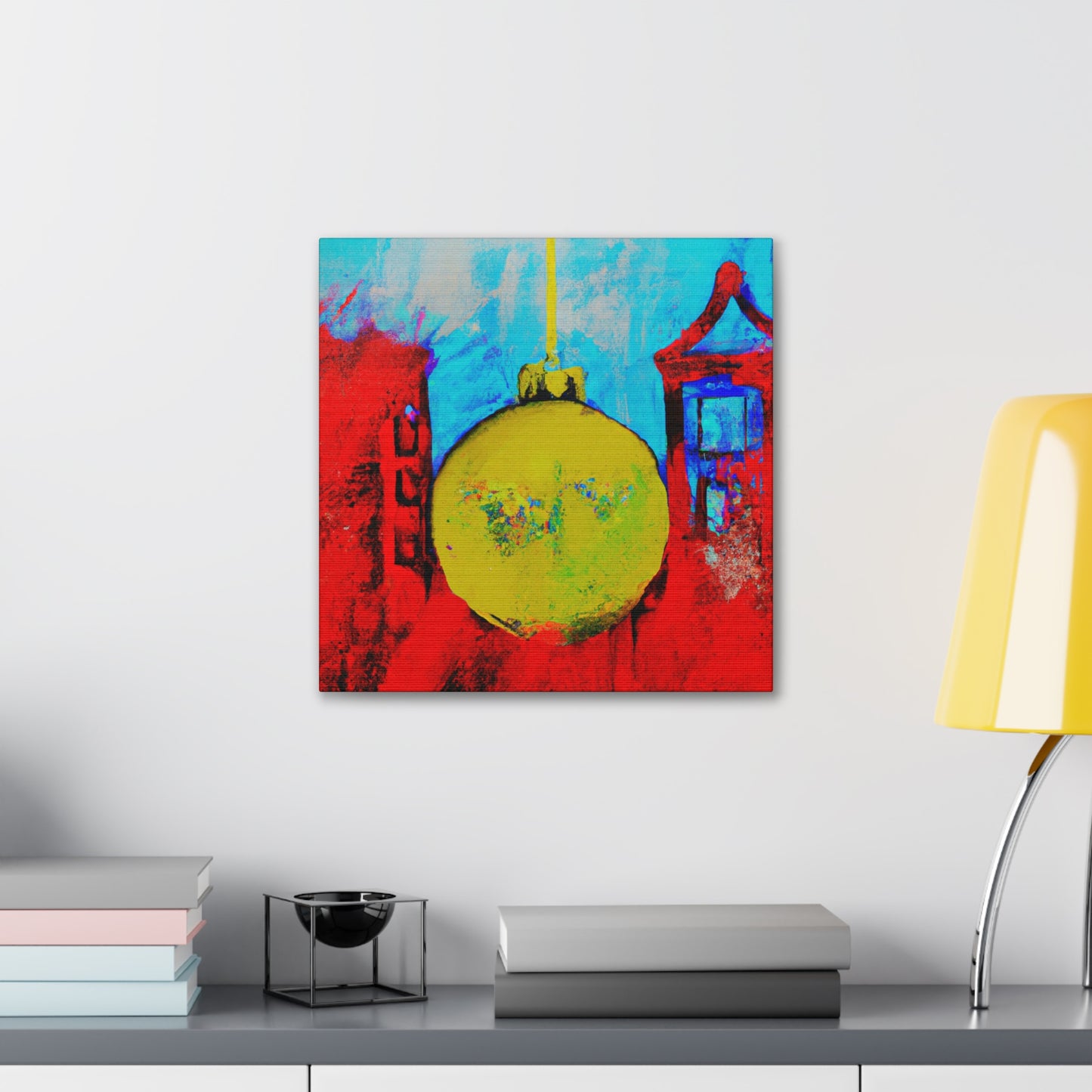 Festive Bauble Glow - Canvas