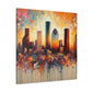 Vibrant Houston Vortex - Canvas