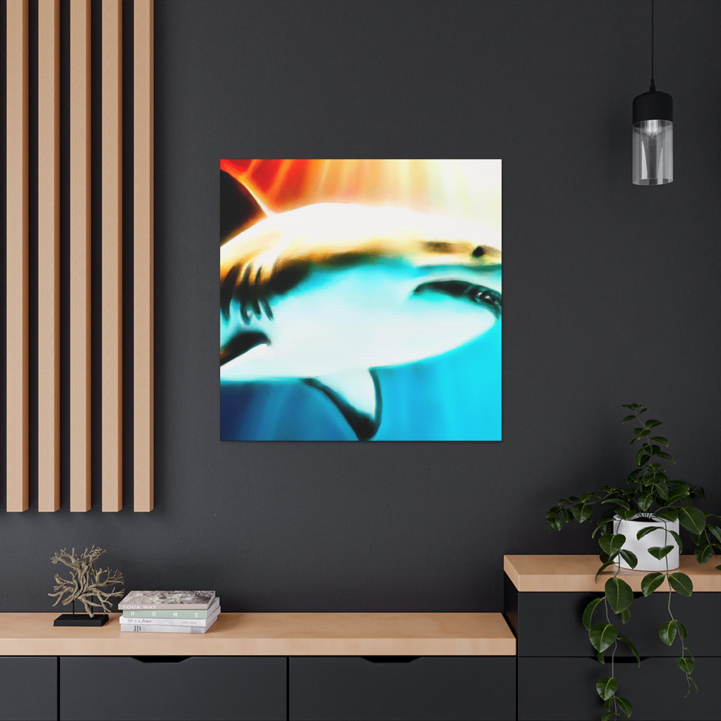 Great White Majesty. - Canvas