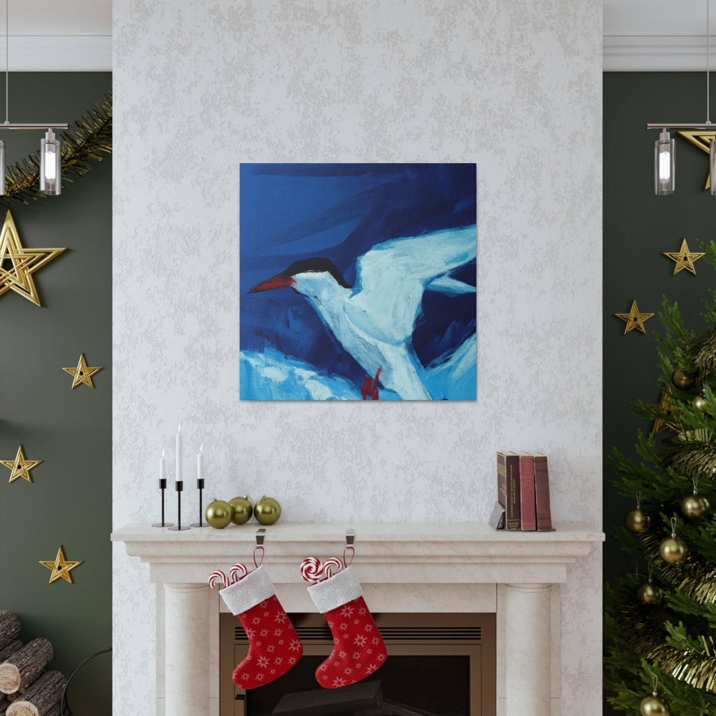 Arctic Tern Expressionism - Canvas